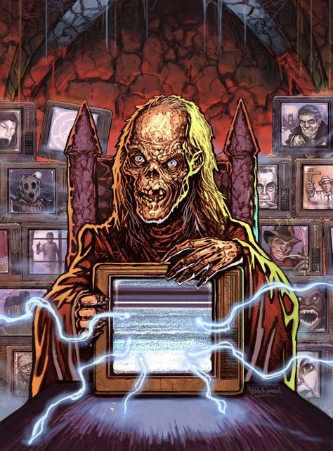 Tales from the Crypt Tales From The Crypt, Horror Characters, Horror Art, Metal Art, Tattoo Ideas, Wallpapers, Photo And Video, Instagram Photos, Instagram Photo