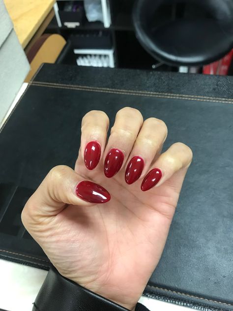 Boston University Red University Red Nails, Red Almost Nails, Boston Red Nails, Boston University Red Nails, Red Nails Design, Nail Theory, White Gel Nails, Red Christmas Nails, Red Nail Art