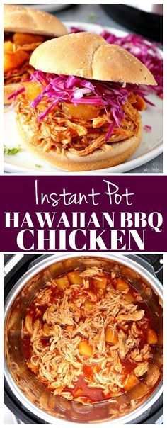 Pineapple Bbq Sauce, Hawaiian Bbq Chicken, Resep Koktail, Bbq Chicken Recipe, Slow Cooker Bbq Chicken, Hawaiian Bbq, Chicken Bbq, Bbq Chicken Recipes, Slow Cooker Bbq