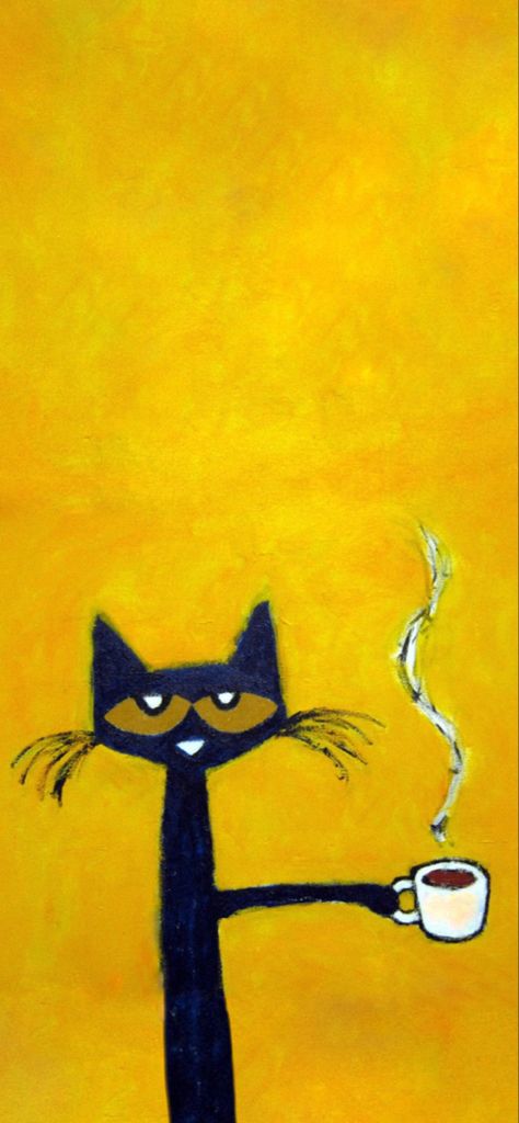 Cat Quotes Wallpaper, Pete The Cat Wallpaper, 2023 Iphone Wallpaper, Goth Wallpaper Iphone, Cat Iphone Wallpaper, Pete The Cat Art, Wallpaper Drawing, Iphone Wallpaper Iphone, Wallpaper Cat