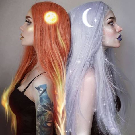 Sun And Moon Tarot, Gothic Outfits, Dark Beauty, Ginger Hair, Sun And Moon, Pastel Goth, Sun Moon, Girl Tattoos, Fashion Photographer