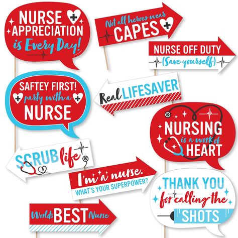 Funny Photo Booth, Diy Photo Booth Props, Talk Bubble, Nurse Photos, Nurse Party, Nurse Appreciation Week, Thank You Nurses, Thank You Party, Happy Nurses Week