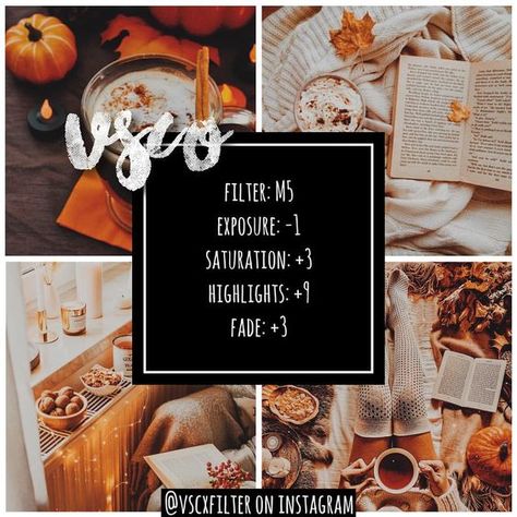 Fall Filter, Fall Vsco, Filters On Instagram, Halloween Filters, Vsco Filter Free, Vsco Themes, Vsco Tutorial, Best Vsco Filters, Vsco Cam Filters