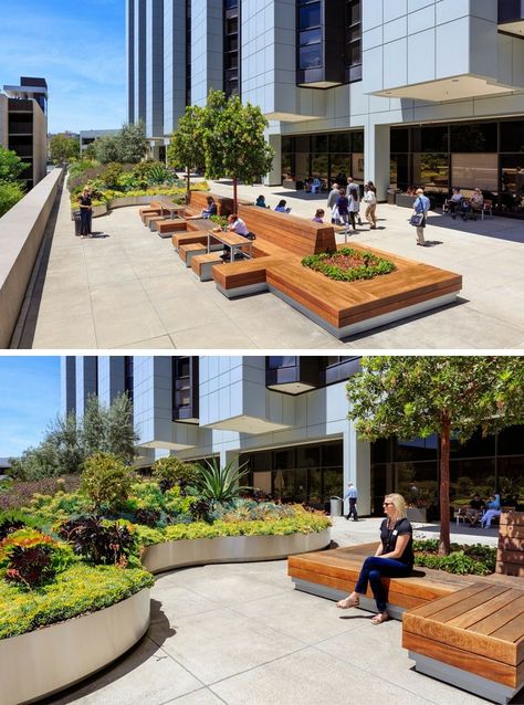 Healing Garden Plaza Design, Urban Landscape Design, Healing Garden, Desain Lanskap, Meteor Garden 2018, Garden Cafe, Landscape Architecture Design, Garden Architecture, Urban Furniture