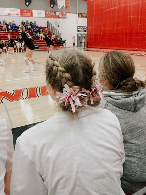 Double Braids Into Bun, Double French Braid Into Bun, 2 French Braids Into A Bun, Two Braids Into Two Buns, French Braids With Buns, Braids Into Two Buns, Two Braids Into Bun, French Braid Bun Tutorial, Gymnastics Meet Hair