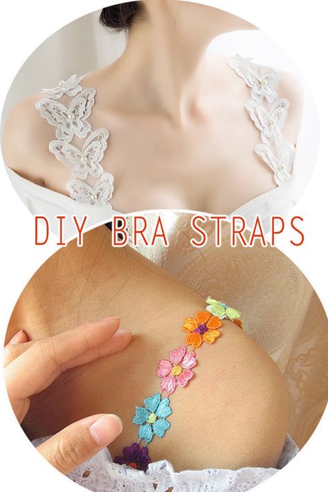 moly story decorative bra straps replacement Pretty Bra Straps, Diy Bra Straps, Bra Purse, Invisible Bra Straps, Diy Bralette, Decorated Bras, Handmade Bra, Clear Strap Bra, Bead Bra