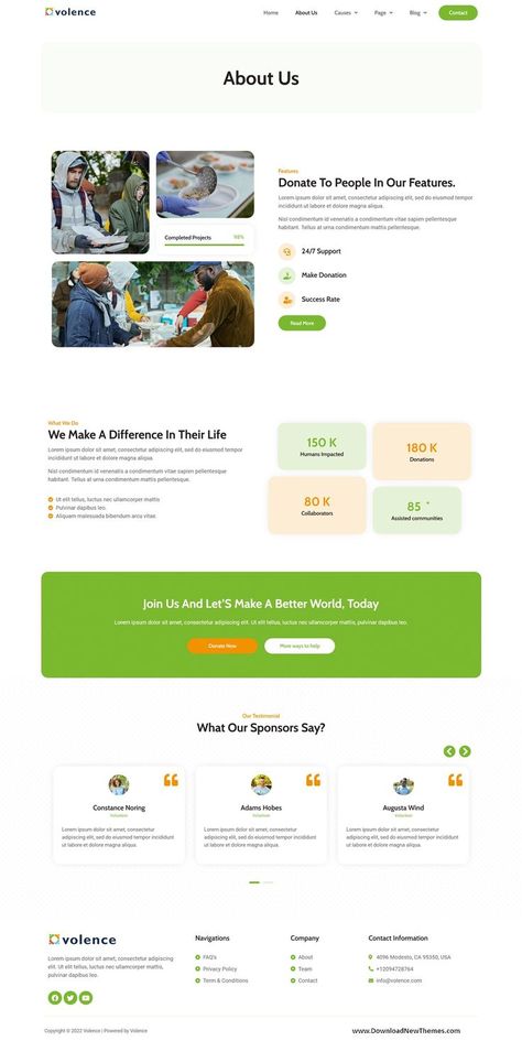 Volence - Fundraising Charity Elementor Template Kit is a Fundraising Charity Elementor Template Kit designed for use with the Elementor page builder plugin for WordPress. It is a pre-designed set of templates and layouts that can be used to create a website for a Charity, NGO, Foundation, Campaign & Event Donation, Religion, Non-Profit organization and fundraising charity organization to download now & live preview click on image 👆 About Us Page, Charity Organizations, Create A Website, Charity Fundraising, Non Profit Organization, Ecommerce Site, Website Layout, Website Inspiration, Website Design Inspiration