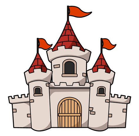 Free to Use & Public Domain Structures Clip Art Fairytale Drawings, Fairytale Clipart, Castle Cartoon, Small Castle, Castle Clipart, Nursery Design Girl, Castle Illustration, Castle Drawing, Small Castles