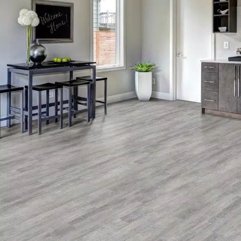 Vinyl Wood Flooring Luxury, Grey Vinyl Plank Flooring Bedroom, Gray Lvp Flooring Planks Living Room, Best Lvp Flooring Colors Kitchen, Grey Vinyl Plank Flooring Living Rooms, Vinyl Plank Flooring Grey, Gray Lvp Flooring, Light Gray Floors Living Room, Wall Colors For Grey Floors