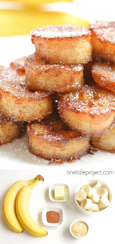 Yogurt French Toast, Old Bananas, Cinnamon Bananas, Ice Cream Yogurt, Dessert Toppings, Cinnamon Banana, Banana Recipes, Great Desserts, Fruit Recipes