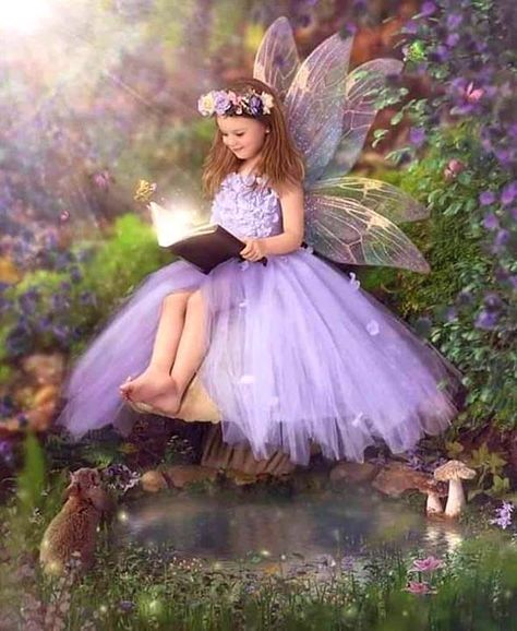 Enchanted Fairy Photoshoot, Fairy Photoshoot Ideas Kids, Fairy Princess Photoshoot, Fairy Photoshoot Kids, Fairy Theme Photoshoot, Storybook Photoshoot, Fairy Photoshoot Ideas, Diy Tinkerbell Costume, Fairy Shoot