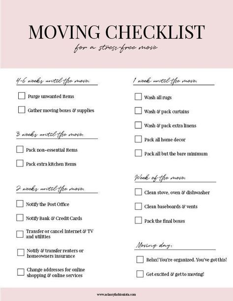 Planning A Move To Another State, Packing Tips Moving Where To Start, Moving To Do List, Sleepover Packing List, Moving List, Spring Break Packing List, Ski Trip Packing List, Moving Packing List, Moving Out Of State