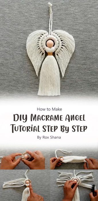 Lovely Macrame Angel Free Pattern Ideas - Carolinamontoni.com Macrame Angel Tutorial Free, Easy Macrame Dream Catcher Tutorial, Christmas Decor Ideas Macrame, Macrame Angel Pattern, Macrame Dream Catcher Diy Tutorials Free, Macrame Angel Diy Easy, Macrame Dreamcatcher Diy, Macrame Dreamcatcher Tutorial, Dreamcatcher Macrame Tutorial