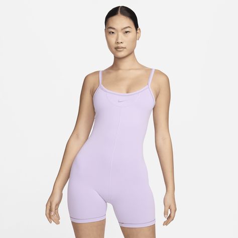 Up for a workout or down to chill—this bodysuit is ready for whatever you are. Its midweight, peachy-soft fabric stretches with your every move and dries quickly.﻿ Whether you layer up or wear it solo, it gives you a head-to-toe look you can feel comfortable and confident in all day long. Workout Leotard, Dancer Things, Workout Bodysuit, Dancing Clothes, Cute Gym Outfits, 2024 Style, Gym Fits, Workout Fits, Gym Outfits