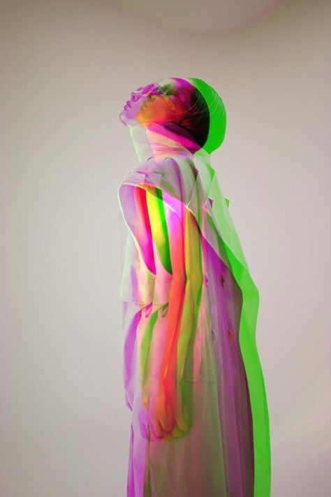 Colourful Fashion Aesthetic, Neon Fashion Aesthetic, Neon Colors Aesthetic, Extreme Aesthetic, Glitch Photography, Glitch Fashion, Photoshop Aesthetic, Neon Graphics, Colourful Photography