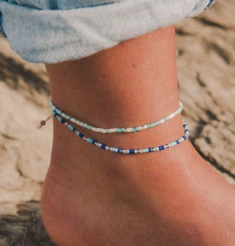 Perfectly Handmade Beaded Anklets💖 Choose your own size🌼 Shop link in bio @claws_indiaa . . . . . #anklets #beads #beach #travel #jewelry #aesthetic #foryou #beachday #ocean #smallbusiness #anklet #ankletlove #ankletsforsale #shopping #shopsmall #handmade #smallbusinessindia #onlineshopping #aestheticjewelry #goldplatedjewelry #everydaystyle Bead Anklet Ideas, Anklets Beads, Anklet Ideas, Seed Bead Anklet, Bead Anklet, Jewelry Aesthetic, Beaded Anklets, Beach Travel, Travel Jewelry