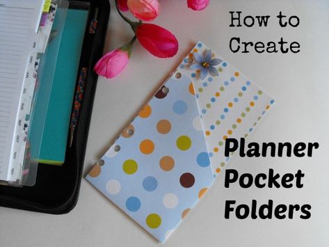 Smile for no reason: How to Create Planner Pocket Folders Pocket Folder Diy, Pocket Planner Inserts, Create Planner, Folder Diy, Ring Planner, How To Make Planner, Planner Spreads, Paper Pocket, Pocket Folders