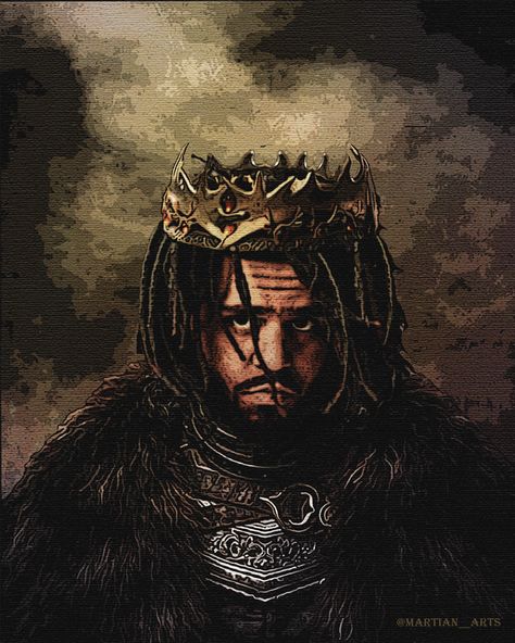 King Cole, J Cole, Reign, Wall Decor, Art Prints, Wall, Photography, Art, Wall Décor