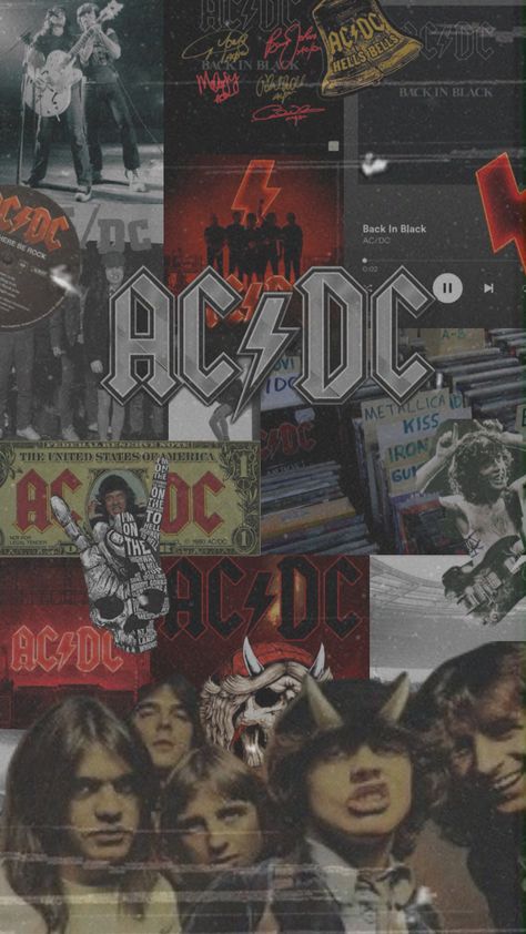 Metal Band Wallpaper Iphone, Acdc Wallpaper Aesthetic, Ac Dc Wallpapers Aesthetic, Acdc Wallpaper Iphone, Ac Dc Aesthetic, Aesthetic Band Wallpaper, Rock Lockscreen, Rock N Roll Aesthetic Wallpaper, Rock And Roll Aesthetic Wallpaper