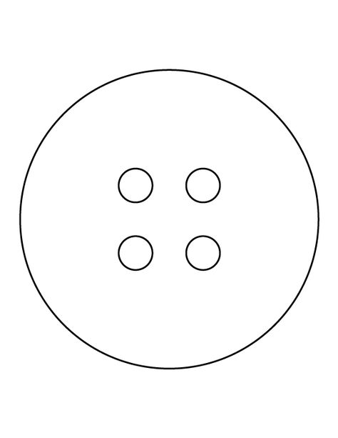 Button pattern. Use the printable outline for crafts, creating stencils, scrapbooking, and more. Free PDF template to download and print at http://patternuniverse.com/download/button-pattern/ Printable Buttons Template, Button Art Template Free Printables, Pete The Cat Buttons Printable, Button Printables Free, Button Templates Free Printable, Pete The Cat Buttons, Button Template, Printable Outline, Coloring Crafts