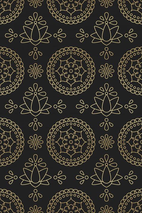 Golden Gradient, Mandala Lotus, Mandala Background, Arabesque Pattern, Gold Mandala, Black Backdrop, Indian Patterns, Mandala Design Pattern, Golden Pattern