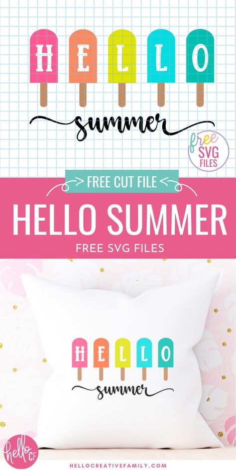 Colorful Popsicles, Garden Flags Ideas, Making Signs, Summer Banner, Summer Pillows, Creative Planner, How To Make Signs, Summer Svg, Front Door Signs