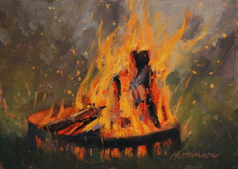 Fire Pit Drawing, Marc Hanson, Story Tattoo, Fire Drawing, Photo Light, Drawing Exercises, Photo Store, September 8, Jesus Art