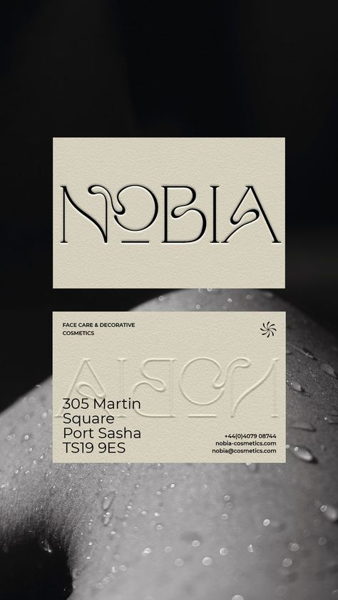 Premium business cards design for NOBIA 세련된 명함, Inspiration Logo Design, Graphic Design Business Card, Graphisches Design, Textil Design, Visiting Card Design, Graphic Design Business, 카드 디자인, Tapeta Pro Iphone