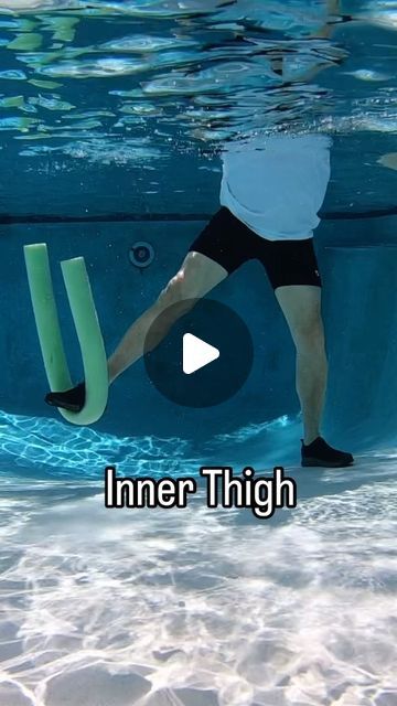 PoolFit on Instagram: "Poolfit has a pool noodle exercise video called Leg Day and it includes all of these water exercises for legs. Link in bio. #poolnoodleexercise #poolfit" Pool Exercises With Noodle, Exercises To Do In The Pool, Pool Noodle Workout Exercise, Water Exercises Pool, Aqua Exercises Water Workout, Pool Noodle Workout, Pool Exercises For Legs Workouts, Pool Exercises For Abs Workouts, Water Exercises Routine Pool Workout