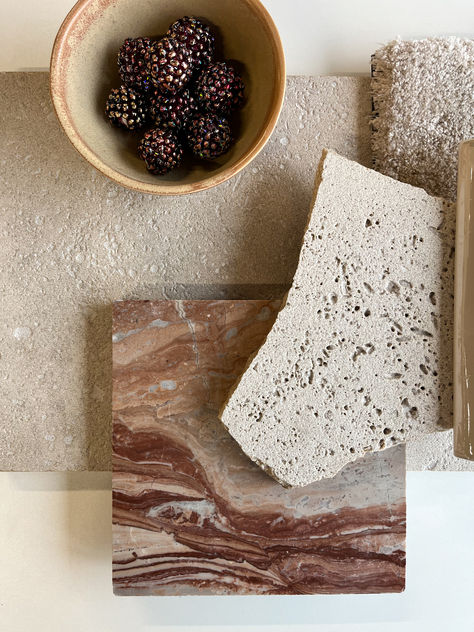 We love to make moodboards with warm, cosy materials🍁🤍 Making mood boards is our passion. to help you find the perfect combination of materials for your home. Visit our showroom in Dilbeek or Aarsele. #naturalstone #terracotta #marble #wood #terrazzo #mosaics Wood Terrazzo, Terracotta Marble, Interior Design Major, Interior Palette, Tuscan Interior, Marble Mirror, Lake Village, Material Board, Texture Inspiration