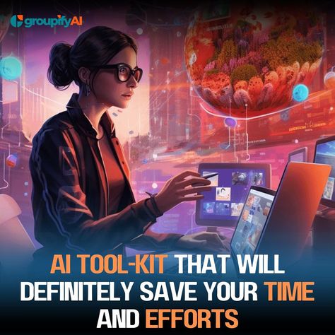 💁🏻‍♀️Discover the AI tools that will save you time in 2024! Boost your productivity and streamline your workflow with the latest advancements in artificial intelligence. 🚀🤖 Swipe to know more about the AI tools👉 #groupifyai #ai #grouifyempowersai #aiupdates #AITools #TimeSaver #ProductivityHacks #2024 #ainews #aiwebsites #aimemes #aicommunity Graphic Technology, Medical App, Otaku Funny, Tech Women, Cute Blue Wallpaper, Marketing Photos, Cute Galaxy Wallpaper, Art Apps, Social Media Poster