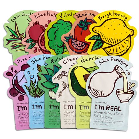 TONYMOLY I'm Real Mask Tony Moly Sheet Mask, Tonymoly Sheet Mask, Jojo Christmas, Dr Closet, Wishlist 2024, Mask Sheet, Clear Pores, Sheet Masks, Skin Mask