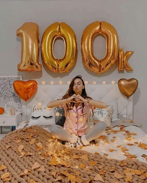 10k Followers Celebration Ideas, Youtube Celebration, Youtube Equipment, Vision Book, Graduation Photography Poses, 100k Followers, Vision Board Photos, Instagram Cake, Desktop Background Pictures