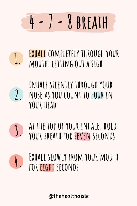 Breathing Exercises To Calm Down, How To Do Deep Breathing Exercises, Quick Breathing Exercises, Nasal Breathing Exercises, 4 7 8 Breathing Sleep, Deep Breathing Exercises Calm Down, Breathing Techniques For Relaxation, Deep Relaxation Techniques, Breathing Exercises For Asthma