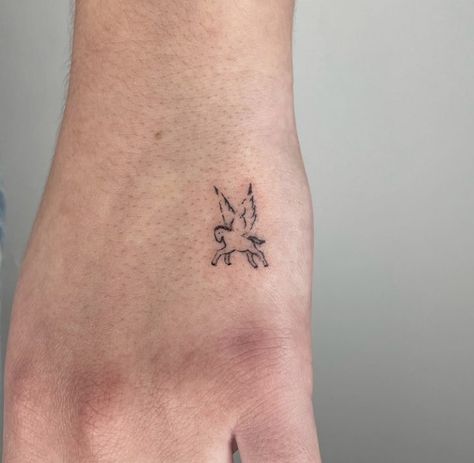 Wilco Tattoo, Small Horse Tattoo, Southside Tattoo, Goose Tattoo, Pegasus Tattoo, Cool Tattoos For Girls, Unicorn Tattoos, Tattoo Parlor, Horse Tattoo