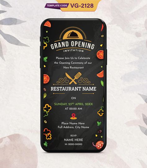 Indian Dhaba Names, Restaurant Invitation Card Design, Restaurant Opening Invitation, Inauguration Invitation, Shop Opening Invitation Card, Food Expo, Opening Invitation, Grand Opening Invitations, Invitation Card Maker