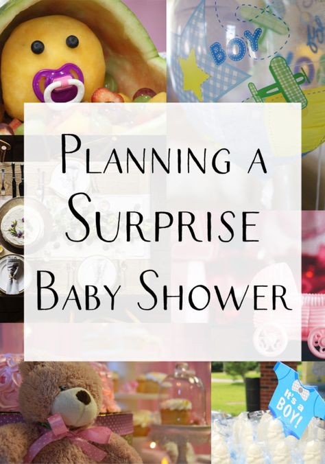 Planning a Surprise Baby Shower - Baby Shower Ideas - Themes - Games Surprise Baby Shower Ideas, Baby Shower Planning Guide, Baby Shower Planning Checklist, Cheap Holiday Decor, Free Baby Shower Games, Baby Shower Venues, Surprise Baby Shower, Cheap Apartment Decorating, Surprise Baby