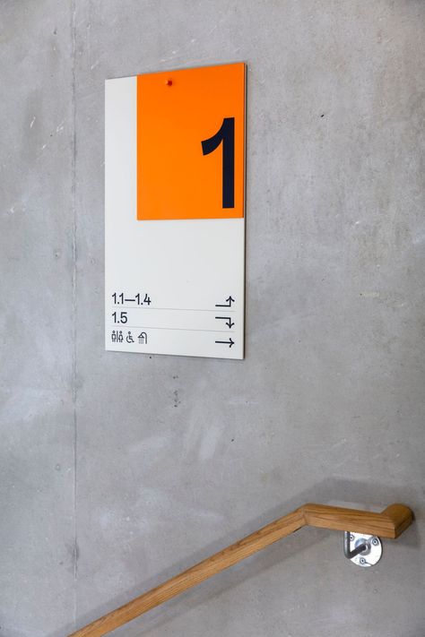 Design District Wayfinding | D&AD Annual 2022 Sign Inspiration, Wayfinding Signage Design, Office Signage, Wayfinding Signs, Directional Signage, Wayfinding Design, Wayfinding System, Brand Architecture, Signage System