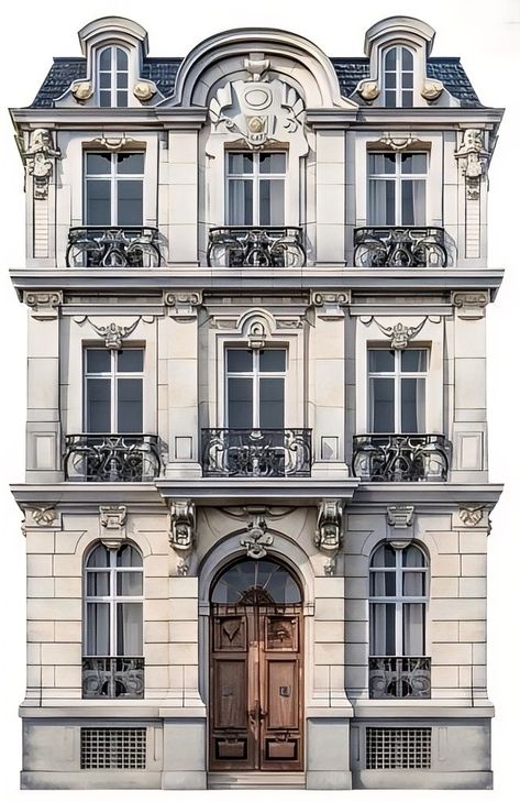 Georgian Style Architecture, Victorian City House, Victorian Buildings Architecture, Victorian Apartment Exterior, French Apartment Exterior, French Architecture Aesthetic, Parisian Apartment Exterior, Old City Buildings, Classic Building Facade