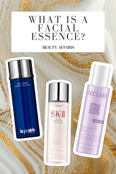 Facial essence doesn't sound like an essential skincare step, but it can make a huge difference to your skincare routine! Here is our beauty guide to the benefits of a skincare essence and how to tell which is best for you. Sk Ii Essence, Sk Ii Skincare, Skincare Essence, Skincare Step, Facial Essence, Hydrating Essence, Skin Essence, Elemis Pro Collagen, Combo Skin