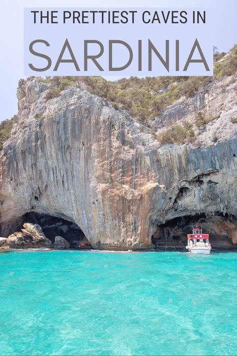 Are you spending your holidays in Sardinia? If you have a thing for the underworld you should definitely visit Sardinia's caves. Read this post for information on the most beautiful caves in Sardinia, with Neptune's Grotto, Grotte Is Zuddas, Grotte del Bue Marino and more | travel to Sardinia | Trip to Sardinia via @c_tavani Neptunes Grotto Sardinia, Neptune Cave Sardinia, Sardinia Travel, Italian Islands, Best Beaches In Sardinia, 2024 Travel, Traveling Europe, Bucket List Vacations, Dream Trips