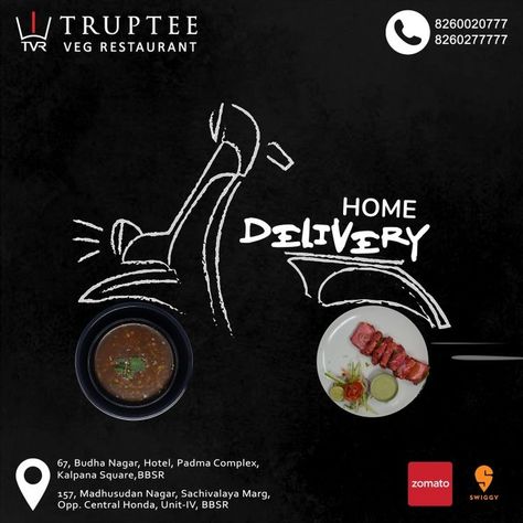 Home delivery in 2022 | Food poster design, Food graphic design, Veg restaurant Food Ads Design, Food Marketing Design, Food Creative Ads, Fresh Logo Design, Food Creatives, Veg Restaurant, Food Wastage, Restaurant Poster, Food Post