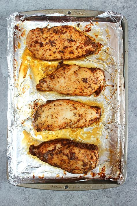 The Very Best Oven Baked Chicken Breast - The Suburban Soapbox Best Oven Baked Chicken, Chicken Breast Recipes Dinners, Quick Chicken Breast Recipes, Oven Baked Chicken Breast, Oven Baked Chicken Breasts, Chicken Breast Recipes Baked, Best Oven, Oven Roasted Chicken, Chicken Breast Recipe