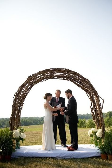 Wooden Wedding Arches | Simple wood wedding arch # Pinterest++ for ... | just in case I eve… Wood Wedding Arches, Wooden Wedding Arches, Fall Wedding Arches, Diy Wedding Arch, Ceremony Ideas, Outdoor Wedding Decorations, Community Center, Future Mrs, Floral Ideas