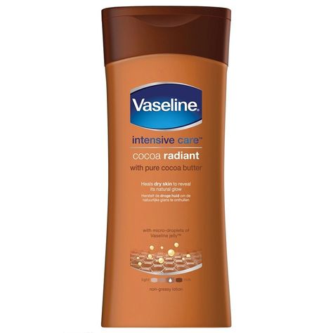 Vaseline Intensive Care Cocoa Radiant, Vaseline Cocoa Butter, Cocoa Butter Body Lotion, Vaseline Lotion, Cocoa Butter Lotion, Vaseline Intensive Care, Vaseline Jelly, Pure Cocoa Butter, Healing Dry Skin