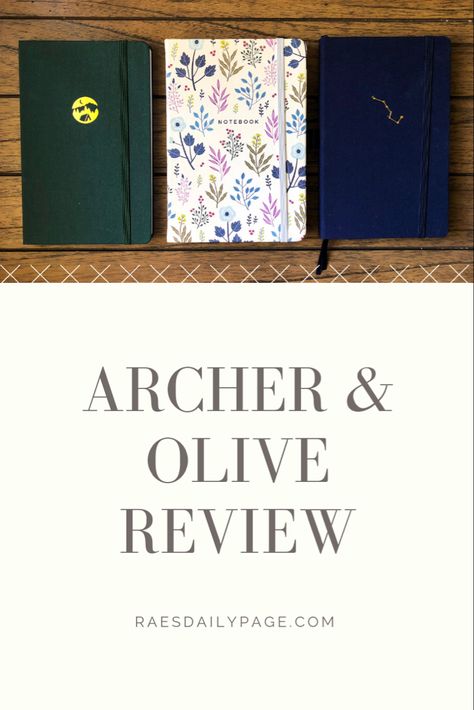 Archer and Olive Notebook review #notebook #bujo #bulletjournal Bullet Journal Review, Archer And Olive, Review Notebook, Journals And Notebooks, Grid Journals, Dot Grid Journal, Grid Notebook, Dot Grid Notebook, Beauty Organization