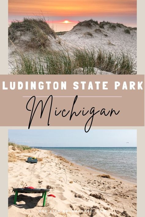 Luddington Michigan, Michigan Day Trips, Ludington Michigan, Michigan Travel Destinations, Great Lakes Michigan, Ludington State Park, Michigan State Parks, Michigan Road Trip, Harbor Town