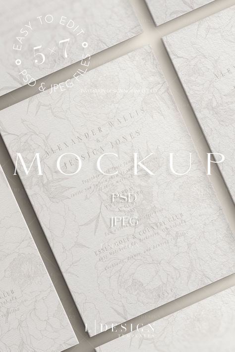 Premium Wedding Invitation, Wedding Invitation Mockup, Wedding Invitation Designs, L Design, Invitation Mockup, Greeting Card Illustration, Wedding Greeting Cards, Stationery Mockup, Card Mockup