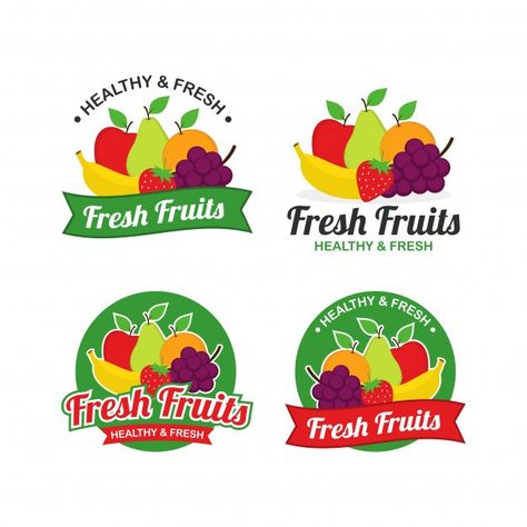 Vector de diseño de logotipo de frutas f... | Premium Vector #Freepik #vector #logo #banner #comida #etiqueta Fruits Logo Design, Fruits Logo, Fruit Logo Design Ideas, Fruit Logo Design, Dinner Steak, Fresh Logo, Fruit Logo, Honey Packaging, Apple Logo Wallpaper Iphone