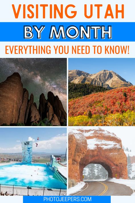 Best Time To Visit Utah, Utah Winter Vacation, Utah Travel Winter, Utah Activities, Arches Park, Utah Winter, Travel Utah, Utah National Parks Road Trip, Fun Trips